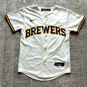 Nike Christian Yelich Jersey - Brewers - boys size small